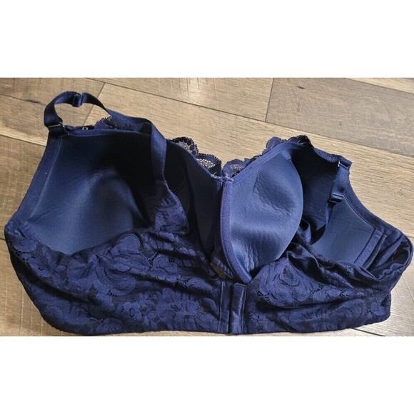 Torrid Curve Lace 360° Back Smoothing Lightly Lined Full Coverage Balconette Bra - Picture 4 of 8